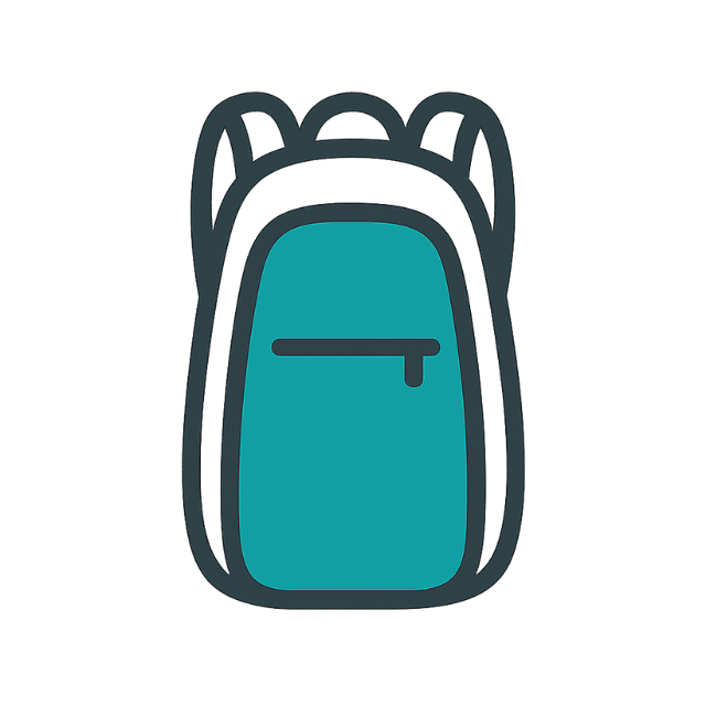 Backpack-style gym bag icon - NatFitPro fitness bag comparison graphic