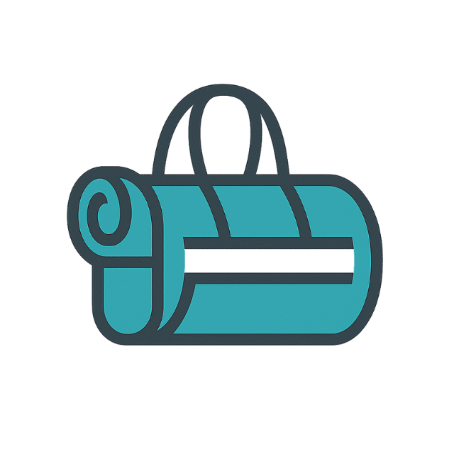 Sport-specific gym bag icon (yoga, tennis, etc.) - NatFitPro fitness brand