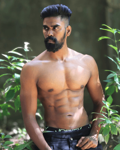 Tamil Arasan at 72kg lean peak natural transformation